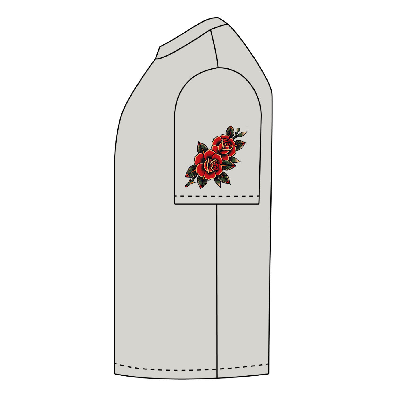 (Rosebud) Essential Heavyweight 100% Cotton T-Shirt