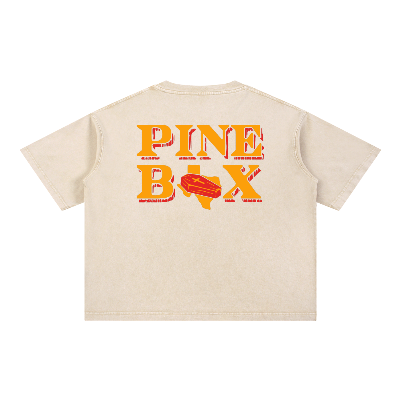 Mineral Wash Boxy 100% Cotton T-Shirt