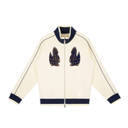 Color Block Raglan Sleeve Zip Track Jacket