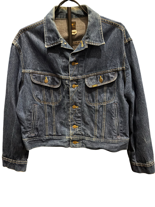 1980's Vintage Western Lee Riders Denim Trucker Jacket