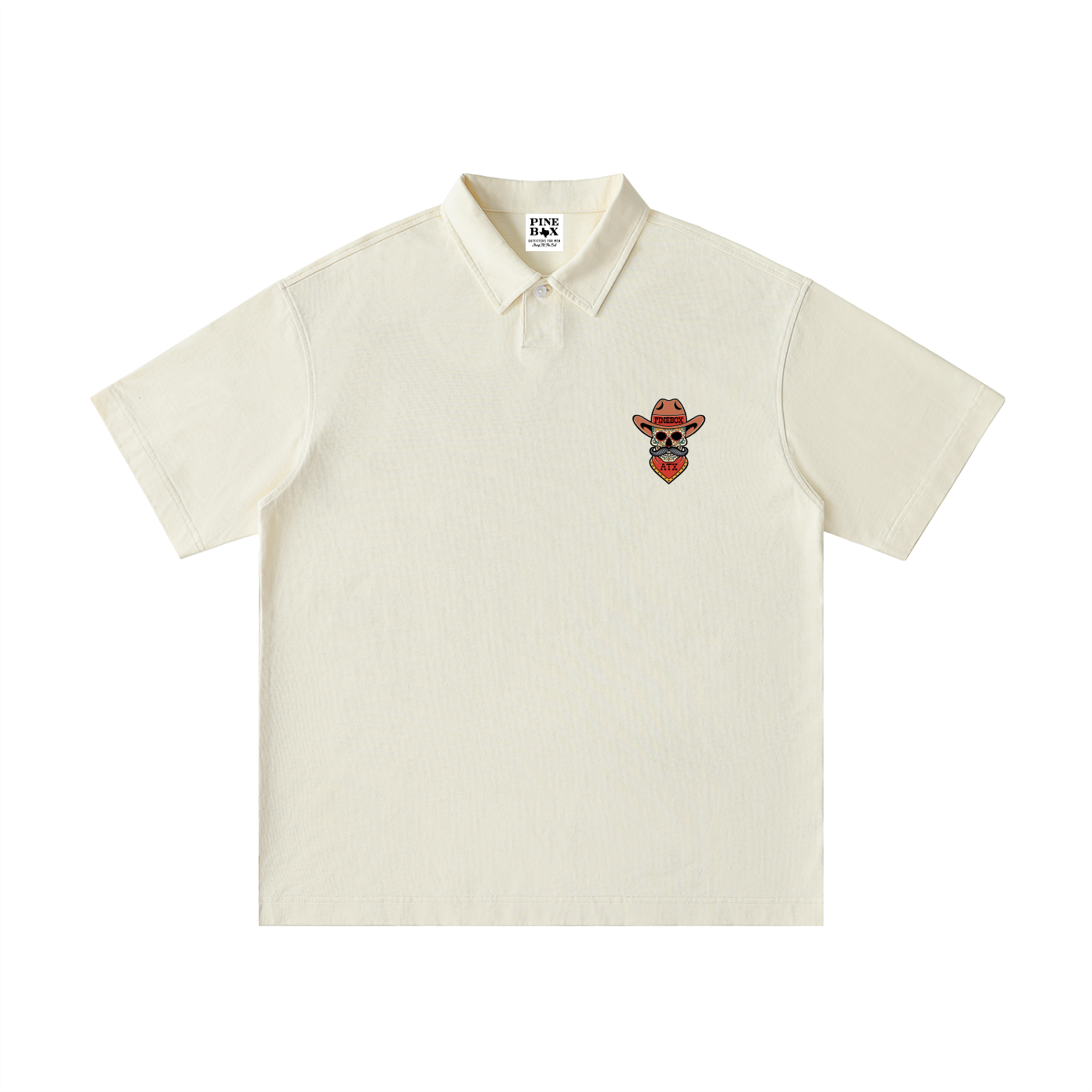 100% Loose Cotton Short-Sleeve Polo Shirt