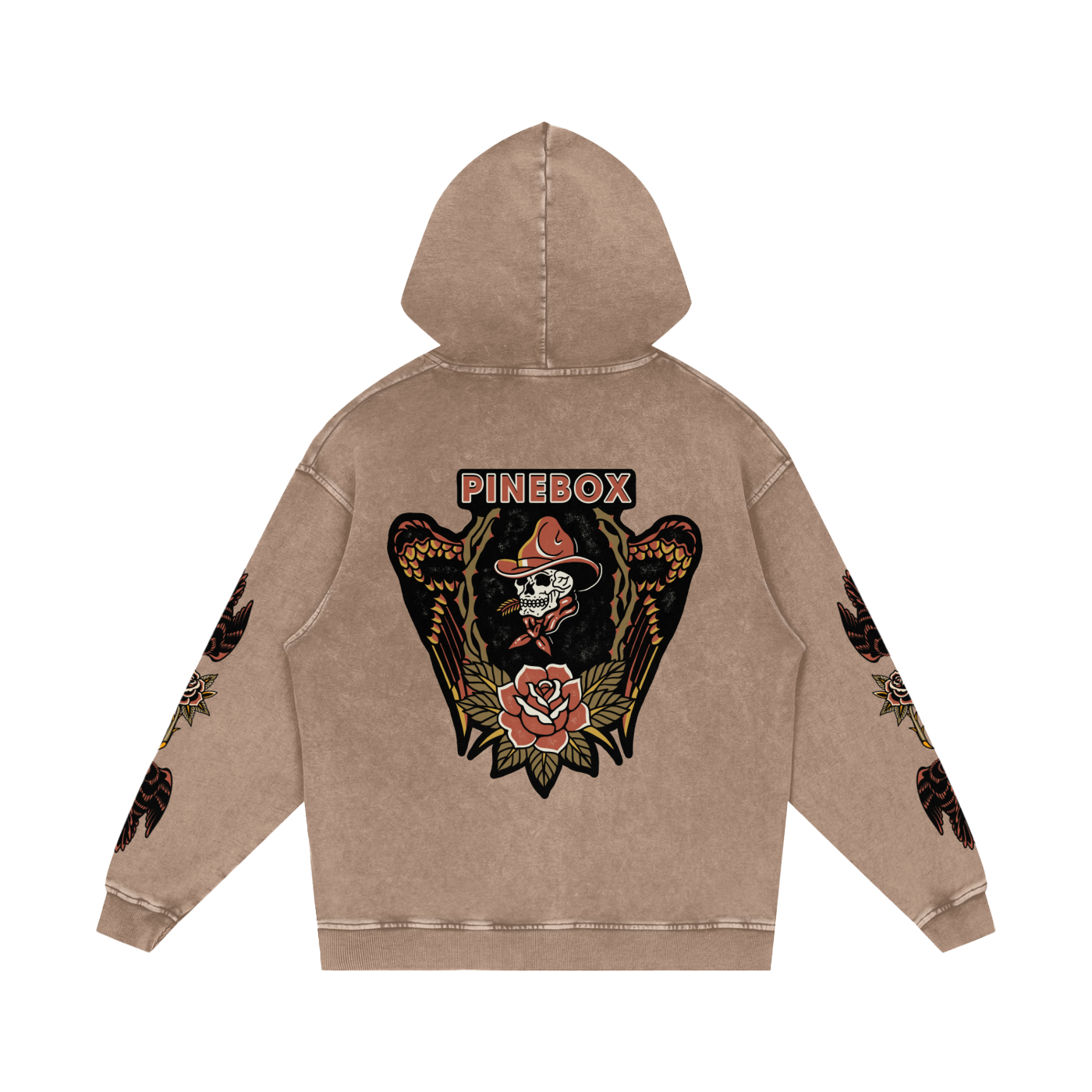 Snow Washed 100% Loose Cotton Hoodie