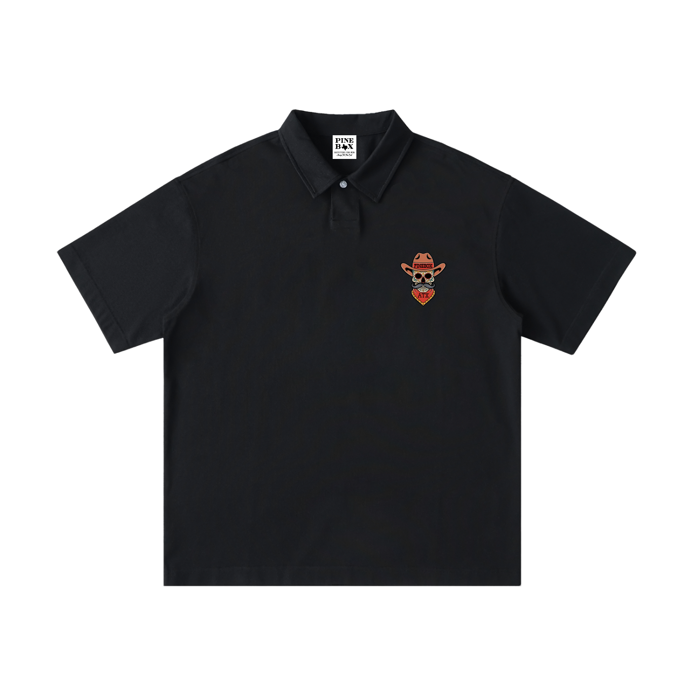 100% Loose Cotton Short-Sleeve Polo Shirt