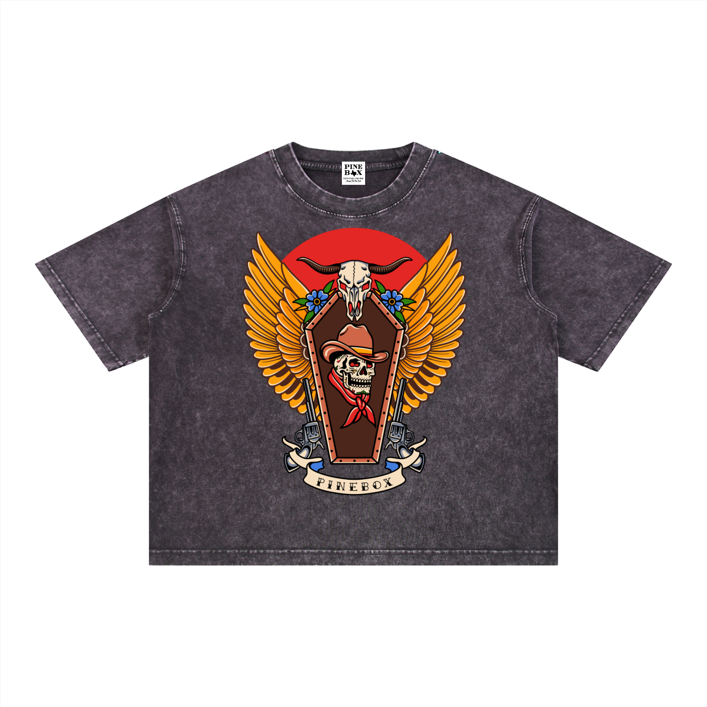 Mineral Wash Boxy 100% Cotton T-Shirt