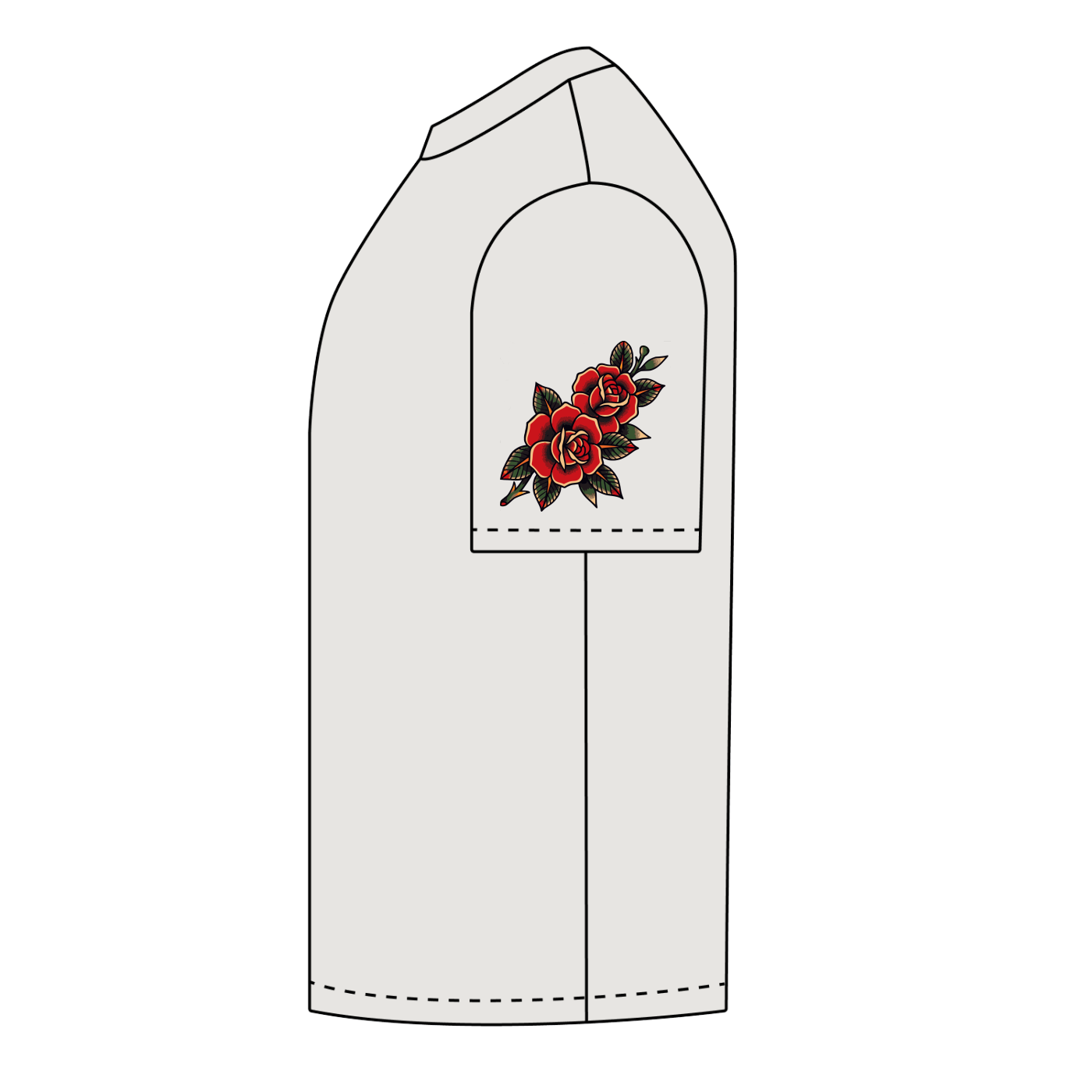 (Rosebud) Essential Heavyweight 100% Cotton T-Shirt