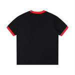 Contrast Edge Ribbed Crewneck T-Shirt thumbnail
