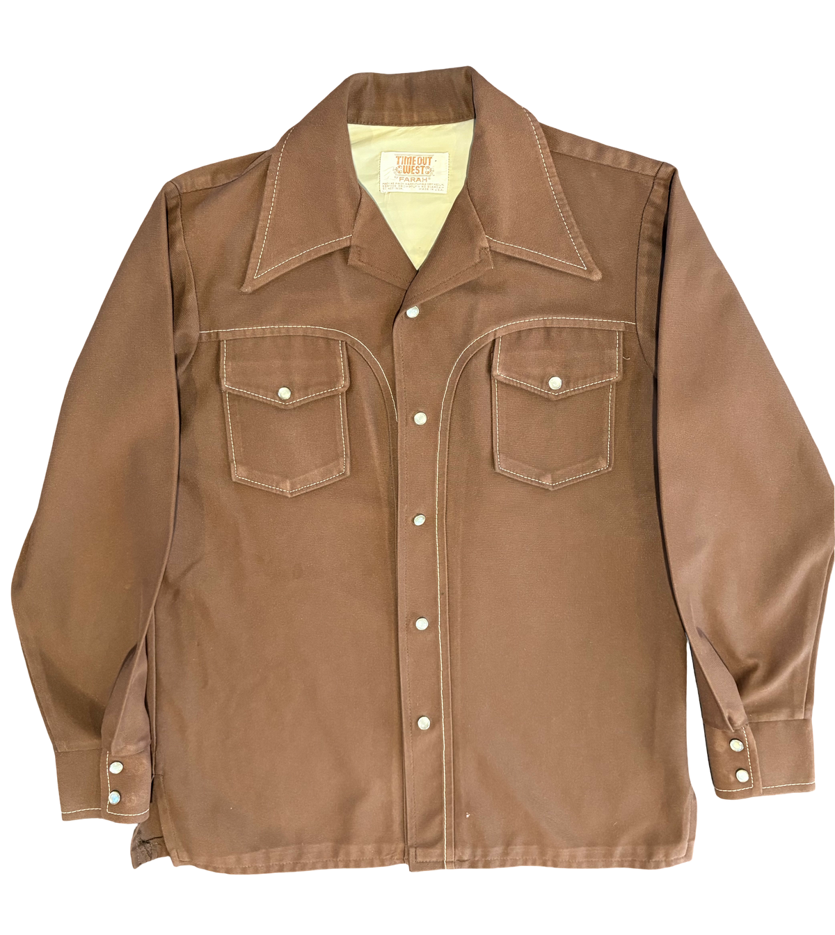 1970's Vintage Farah Western Pearl Snap Shirt