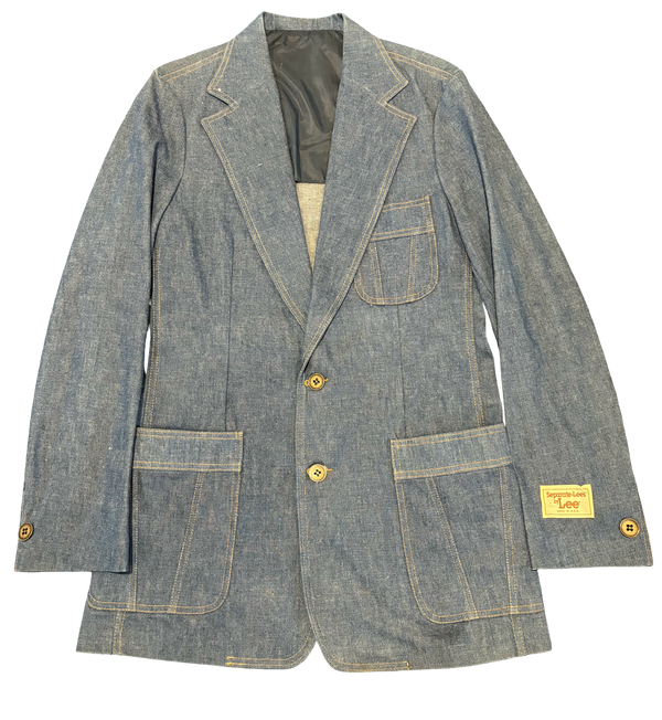 1970's Vintage New Unworn Lee 100% Cotton Denim Jacket