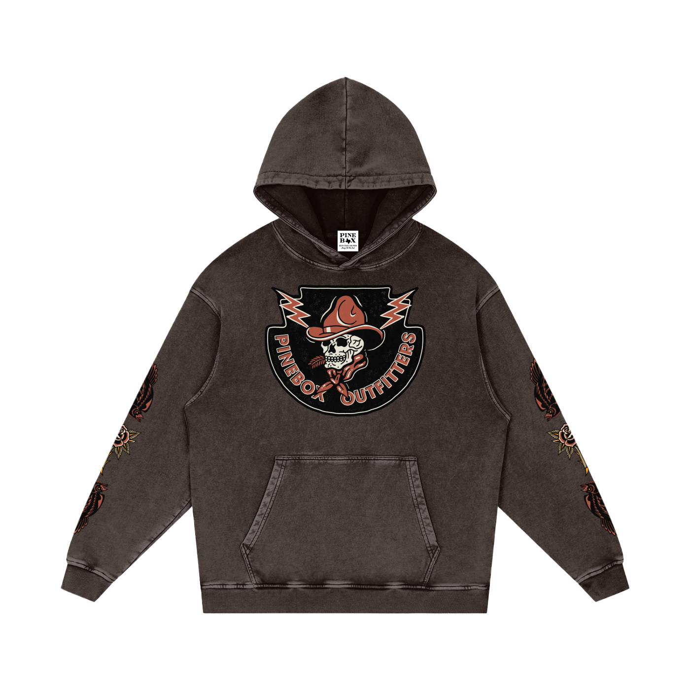 Snow Washed 100% Loose Cotton Hoodie