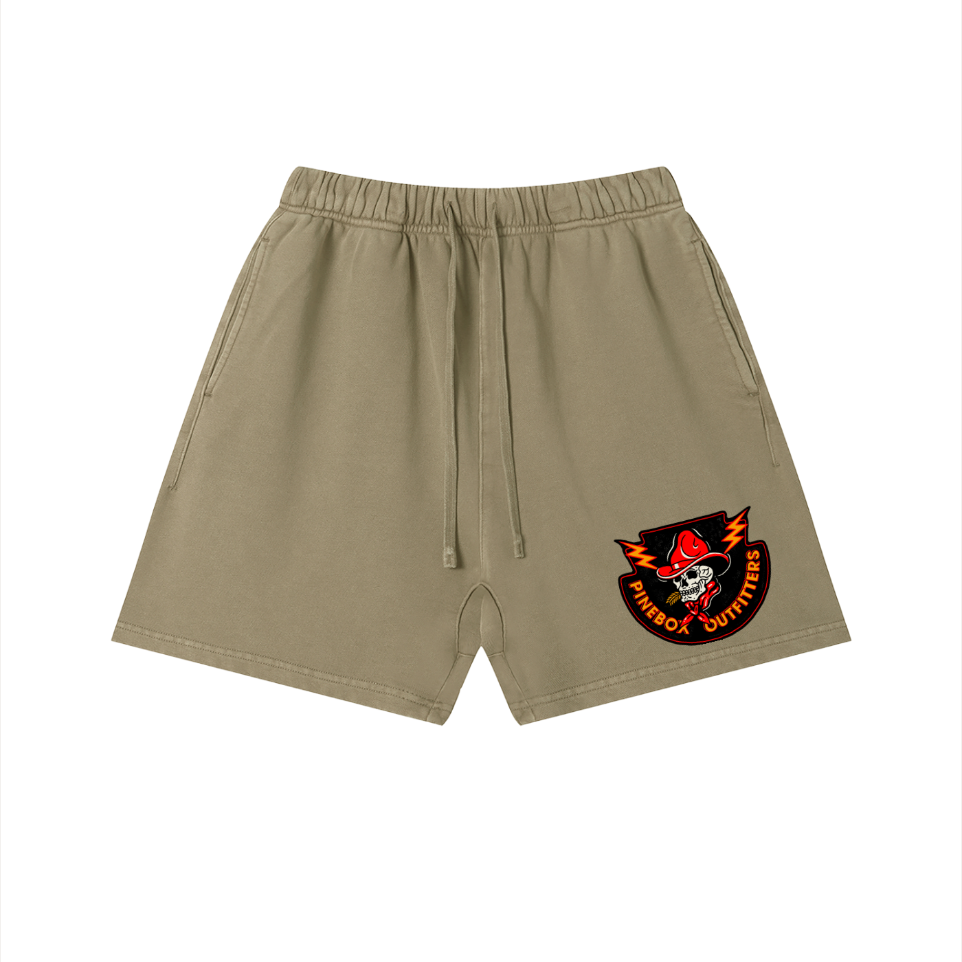 Unisex Vintage Wash 100% Cotton Shorts