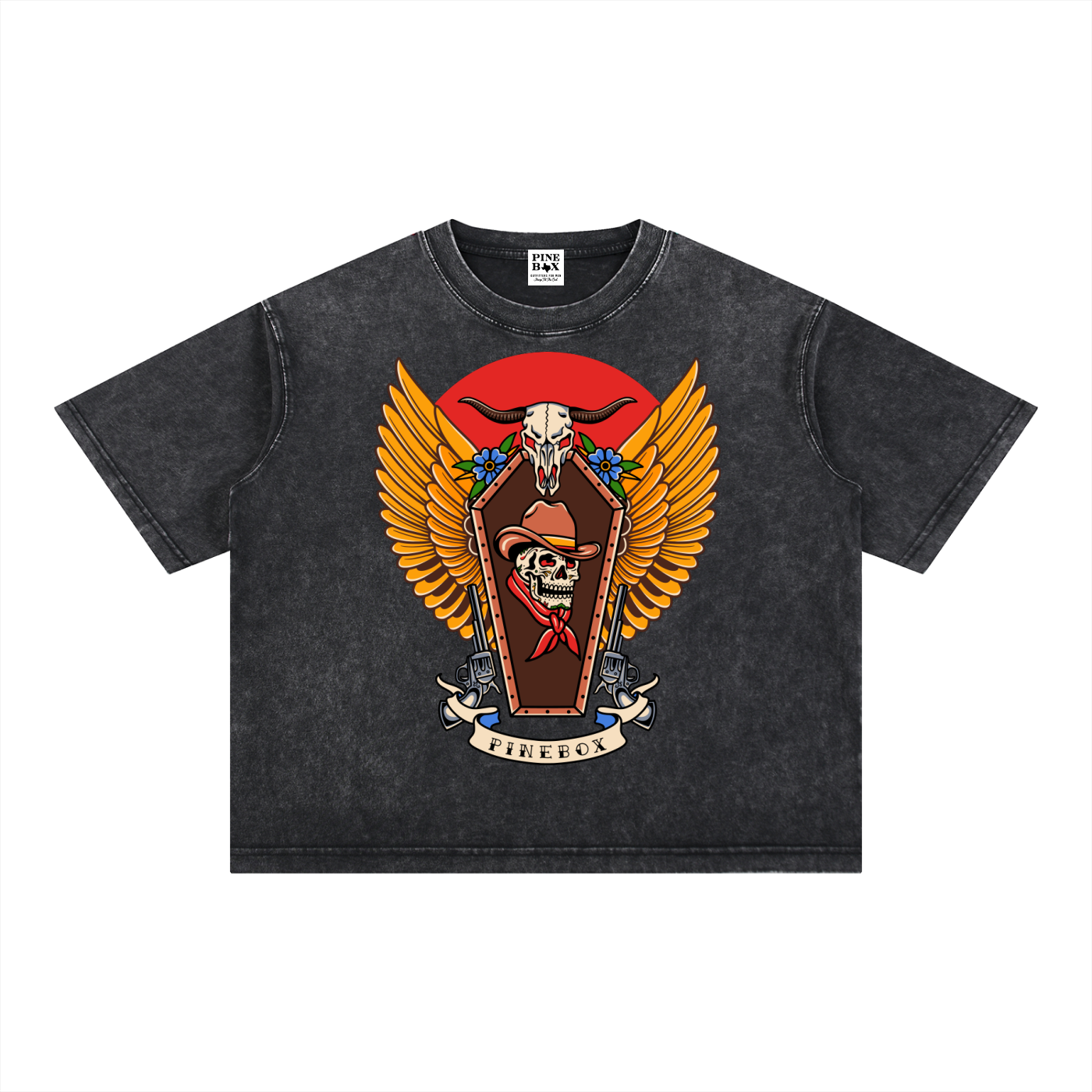 Mineral Wash Boxy 100% Cotton T-Shirt