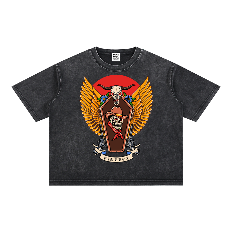 Mineral Wash Boxy 100% Cotton T-Shirt
