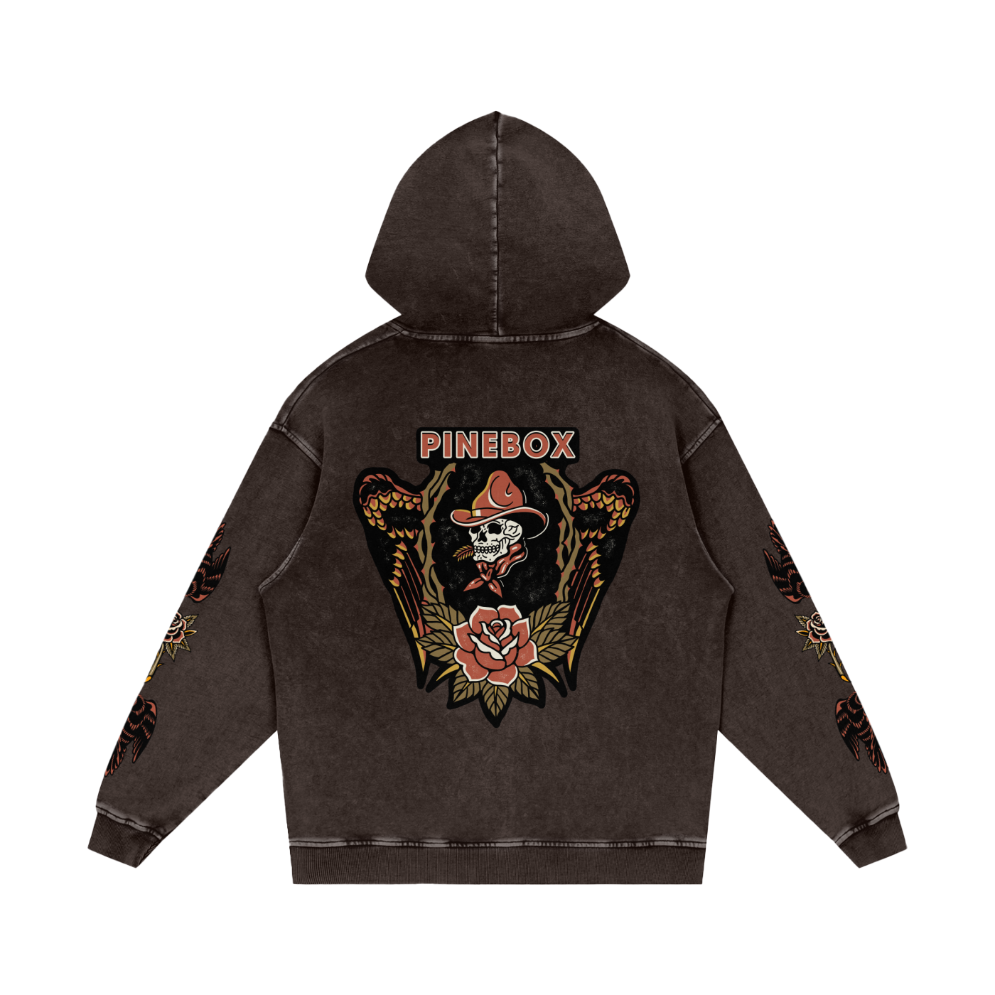 Snow Washed 100% Loose Cotton Hoodie