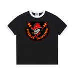 Contrast Edge Ribbed Crewneck T-Shirt thumbnail