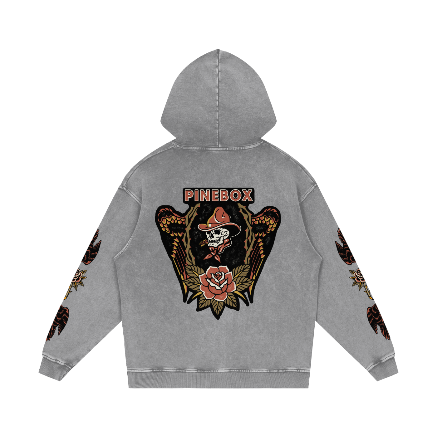Snow Washed 100% Loose Cotton Hoodie