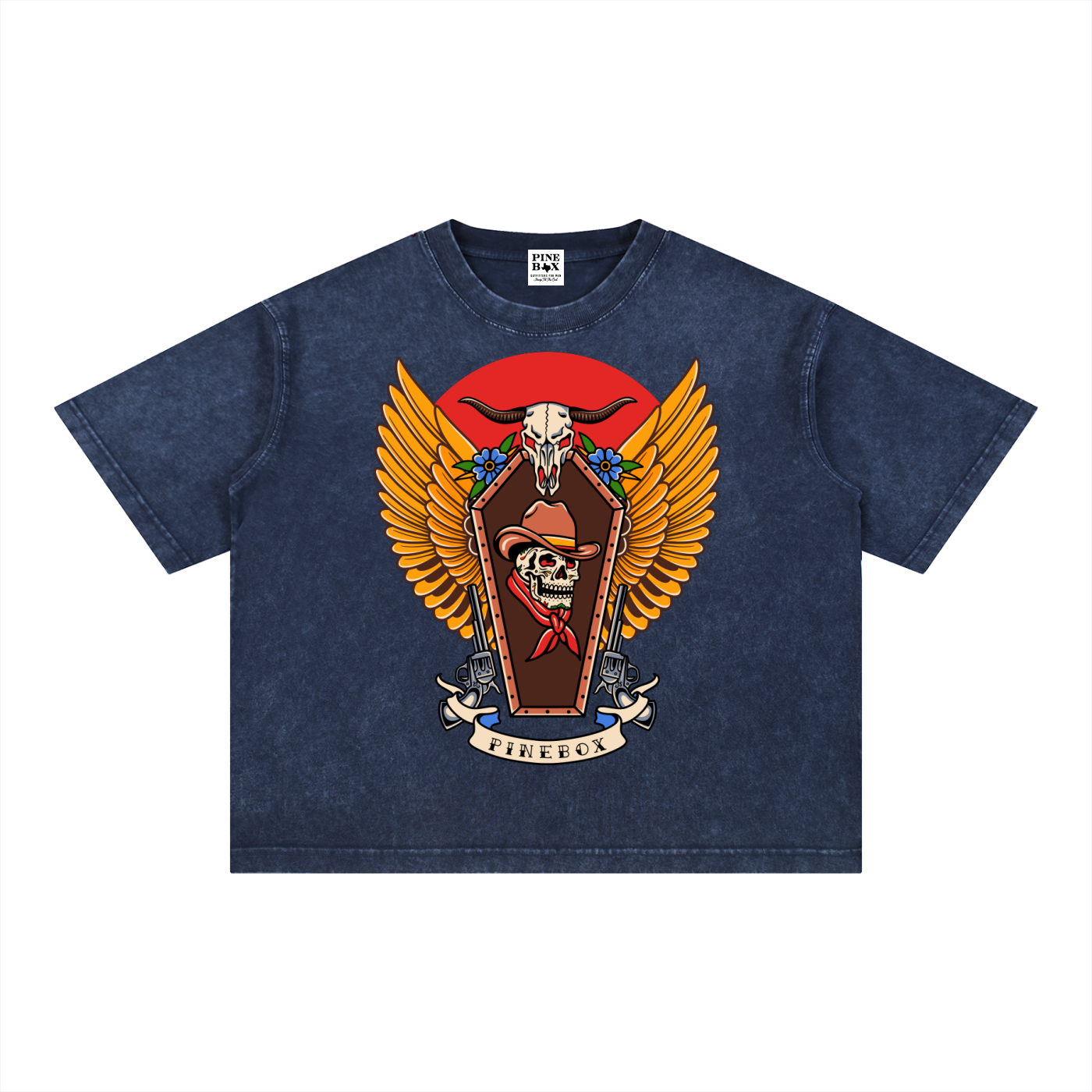 Mineral Wash Boxy 100% Cotton T-Shirt