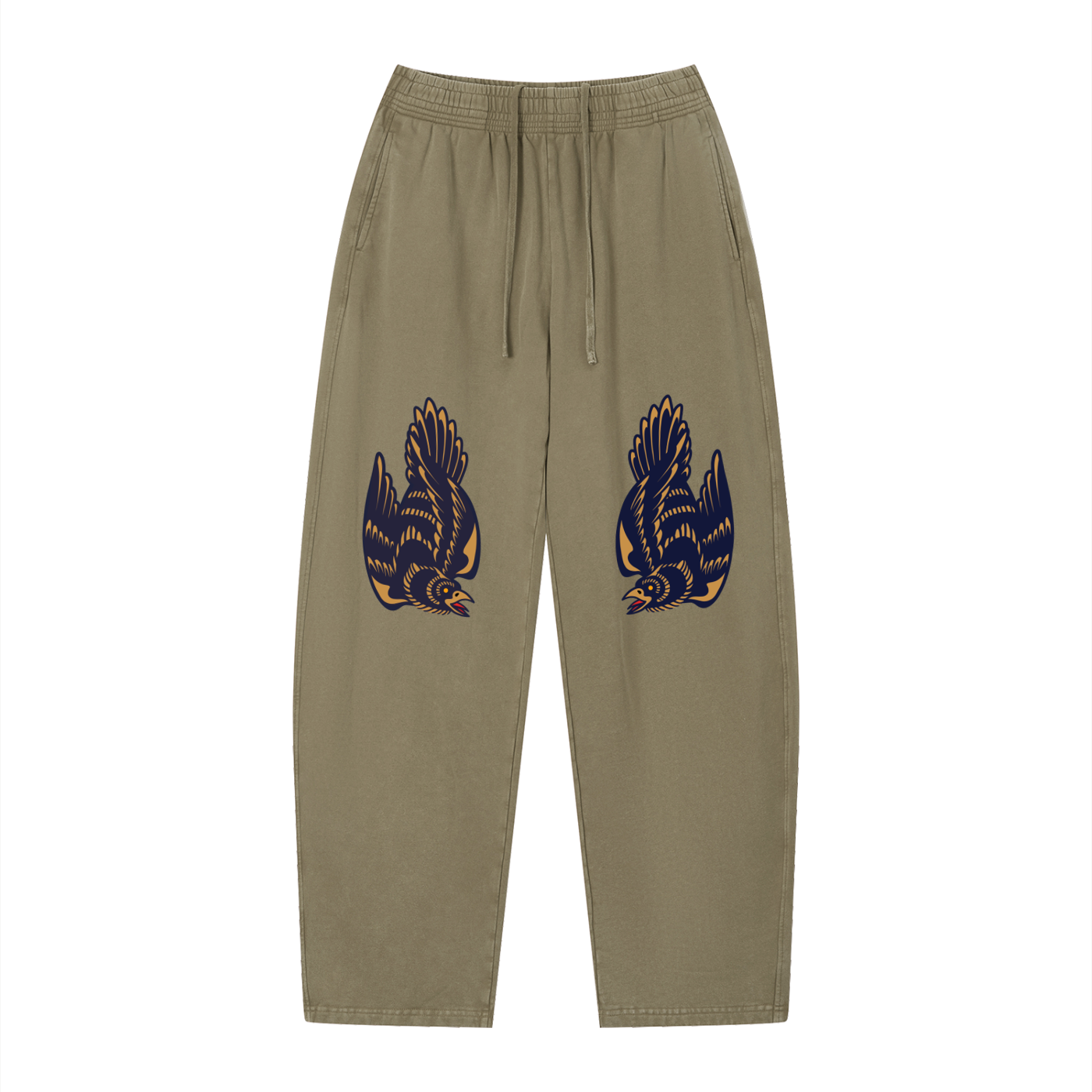 Unisex Vintage Wash Loose Sweatpants